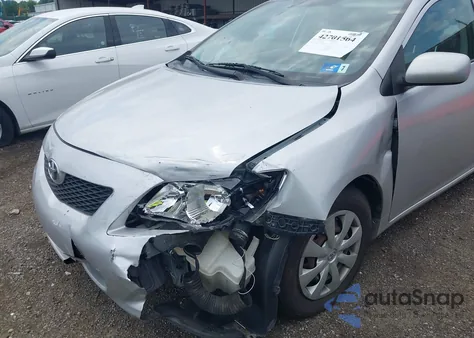 2009 Toyota Corolla Le z USA, uszkodzony, nr VIN 2T1BU40E09C162830